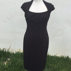 WHBM basic black dress size 4